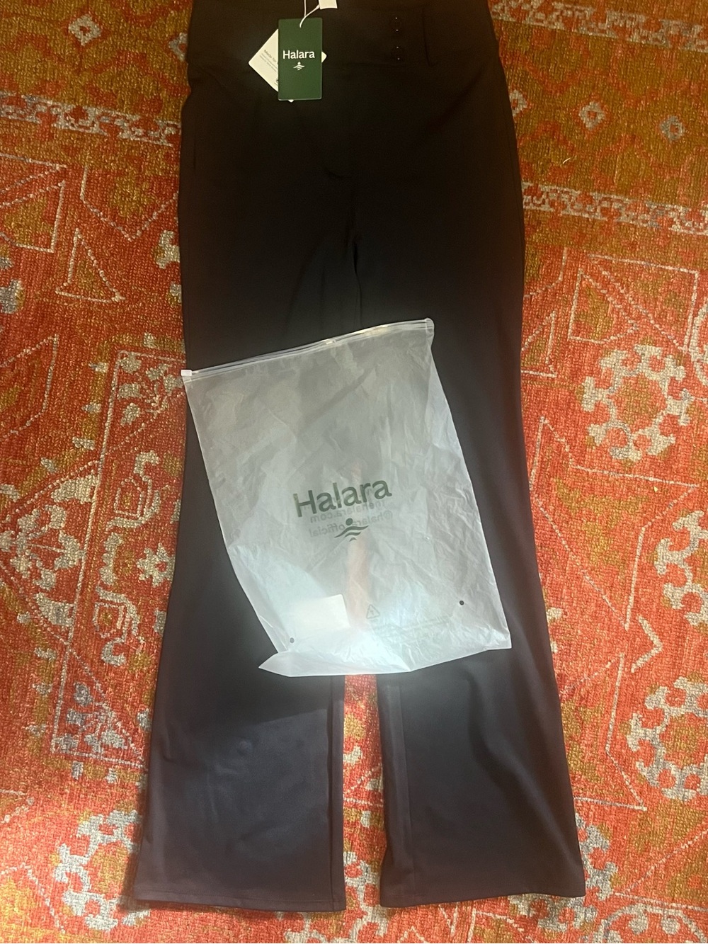 HALARA Black Stretch Bootcut Pants